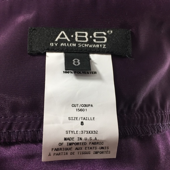 ABS Chiffon & Satin Empire Waist Evening Dress - Picture 5 of 7